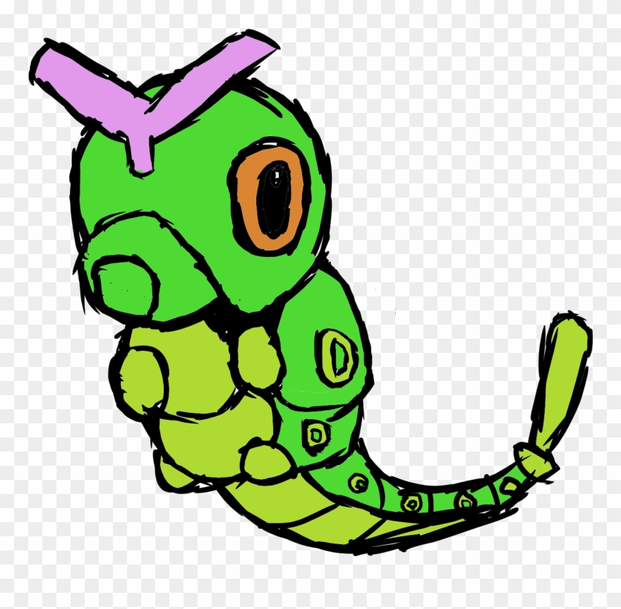 I Drew Caterpie On My New Drawing Tablet Clipart