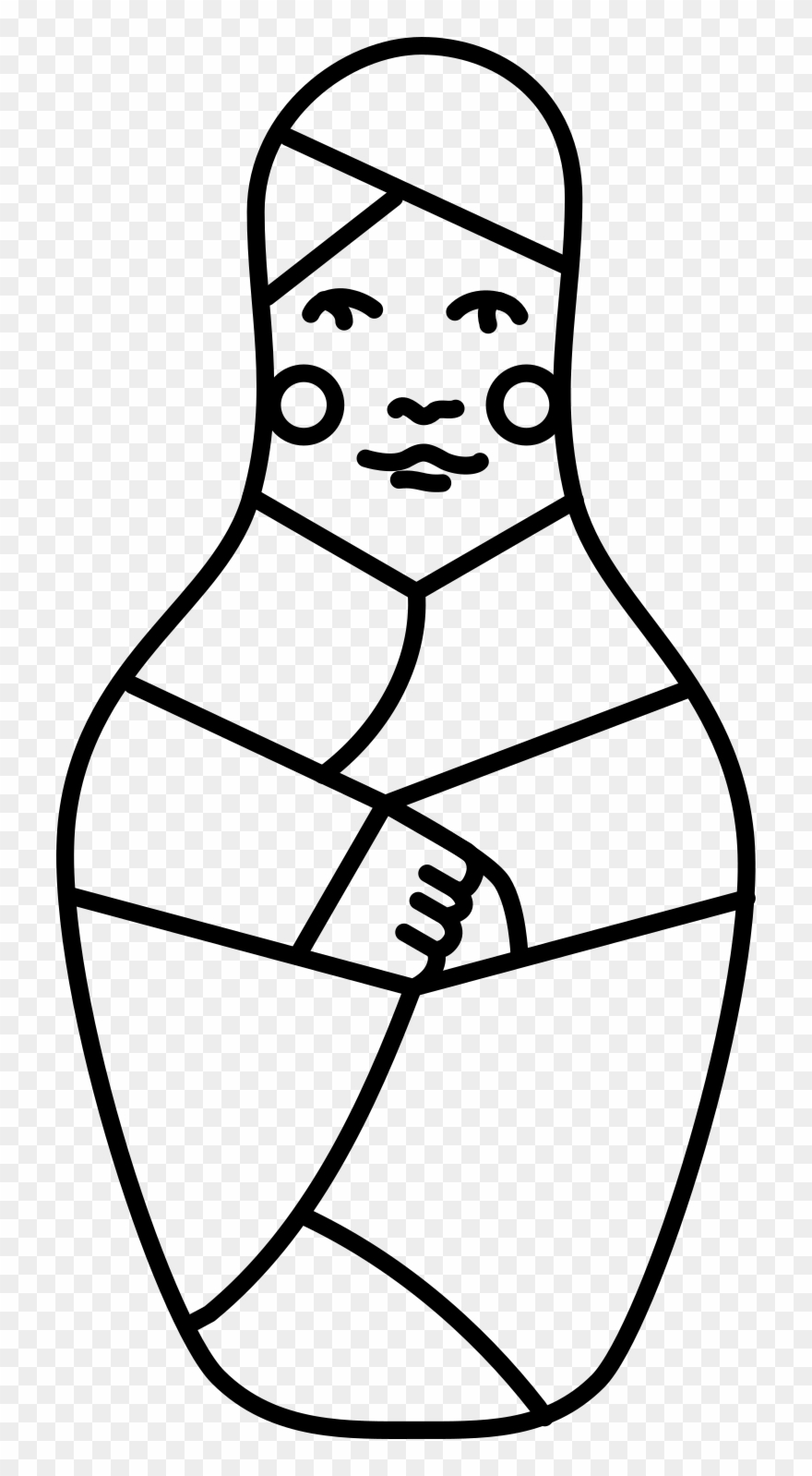 Png Matryoshka Doll Nose Drawing Pictures Png Png Matryoshka - Line Art Clipart