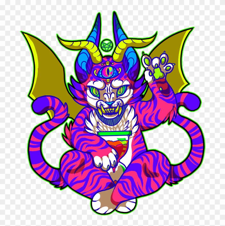 My Eyes More Red Than The Devil Is - Illustration Clipart