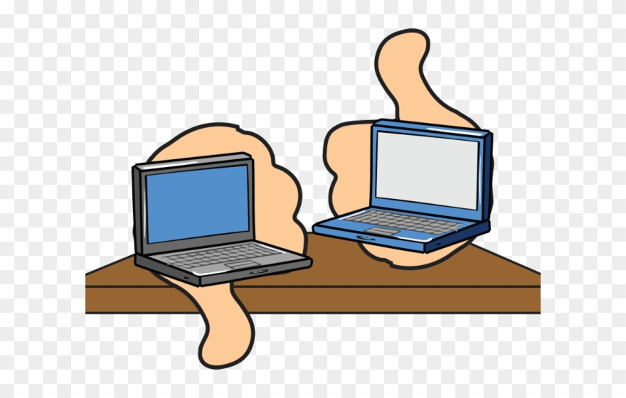 Pc Clipart Computer Nerd - Personal Computer - Png Download