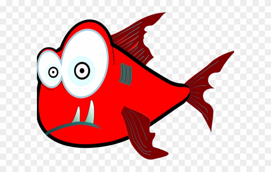 Piranha Clipart Crazy Fish - Piranha Clipart - Png Download