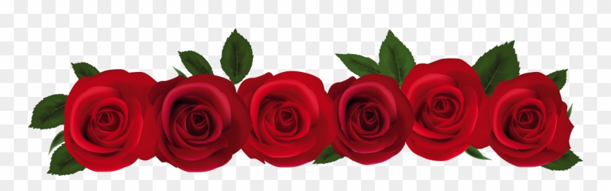 Clipart Of Db, Roses And Dozen - Red Rose Corner Png Transparent Png