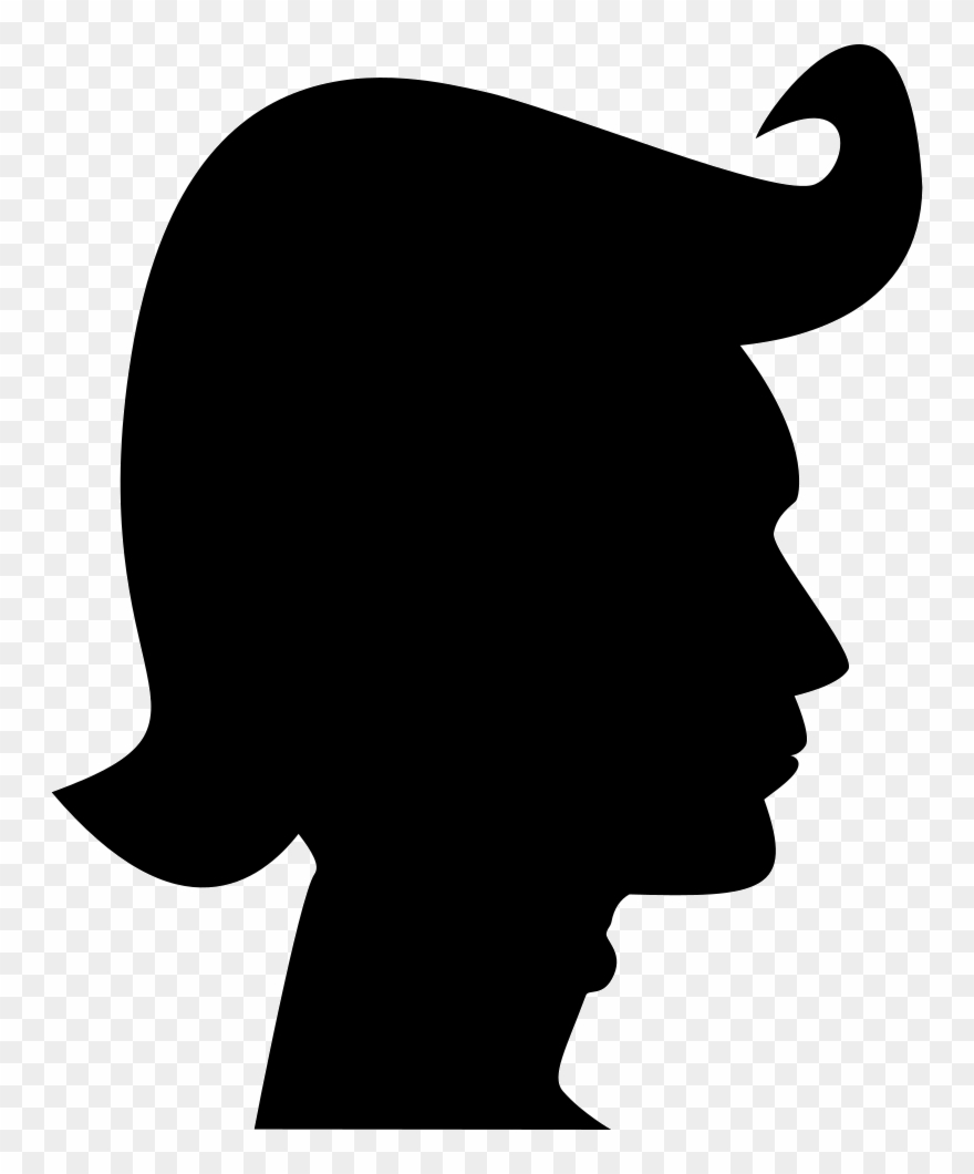 Hair Style Silhouette Comments - Symbol For African American Clipart