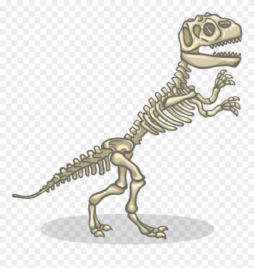 Item Detail Itembrowser - Skeleton Of A Dinosaur Clipart