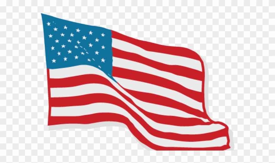 Flag Clipart Silhouette - Flag Of The United States - Png Download