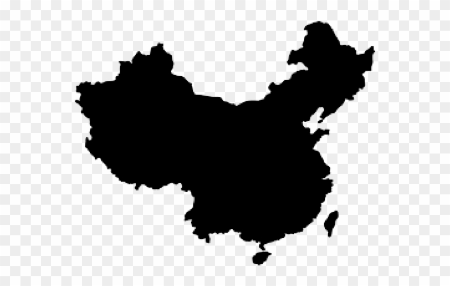 Singapore Flag Clipart Silhouette - China Map Icon Png Transparent Png