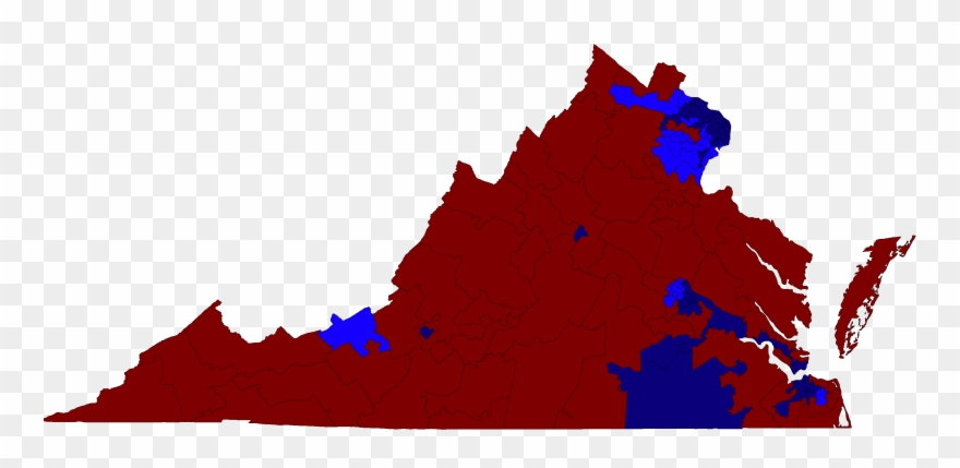 Banner Free Library File House Of Delegates Election - Virginia Election 2018 Map Clipart