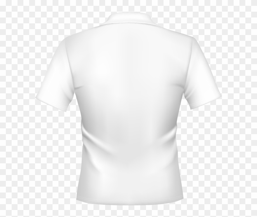 White Polo Shirt Free Png Transparent Background Images - Plain White T Shirt With Collar Clipart