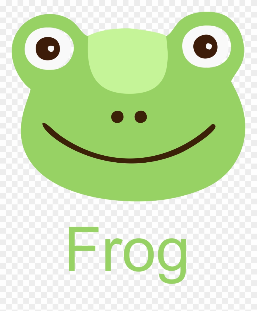 Frog Face Clipart Icon Printable Free Use - Zeichnung - Png Download