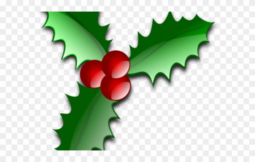 Holley Clipart Page Divider - Christmas Holly Clipart Png Transparent Png