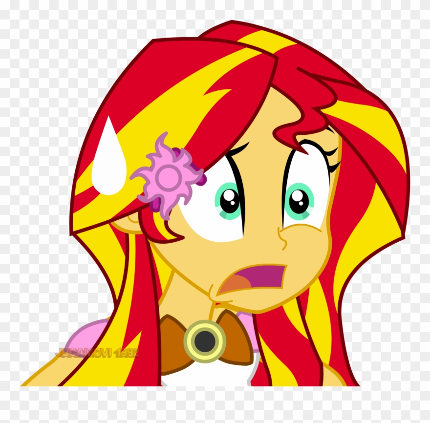 1443018 Safe Artist Colon Jucamovi1992 Sunset Shimmer Clipart