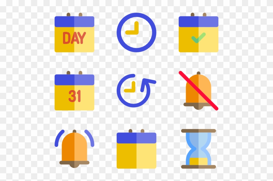 Time & Date - Date And Venue Icon Clipart