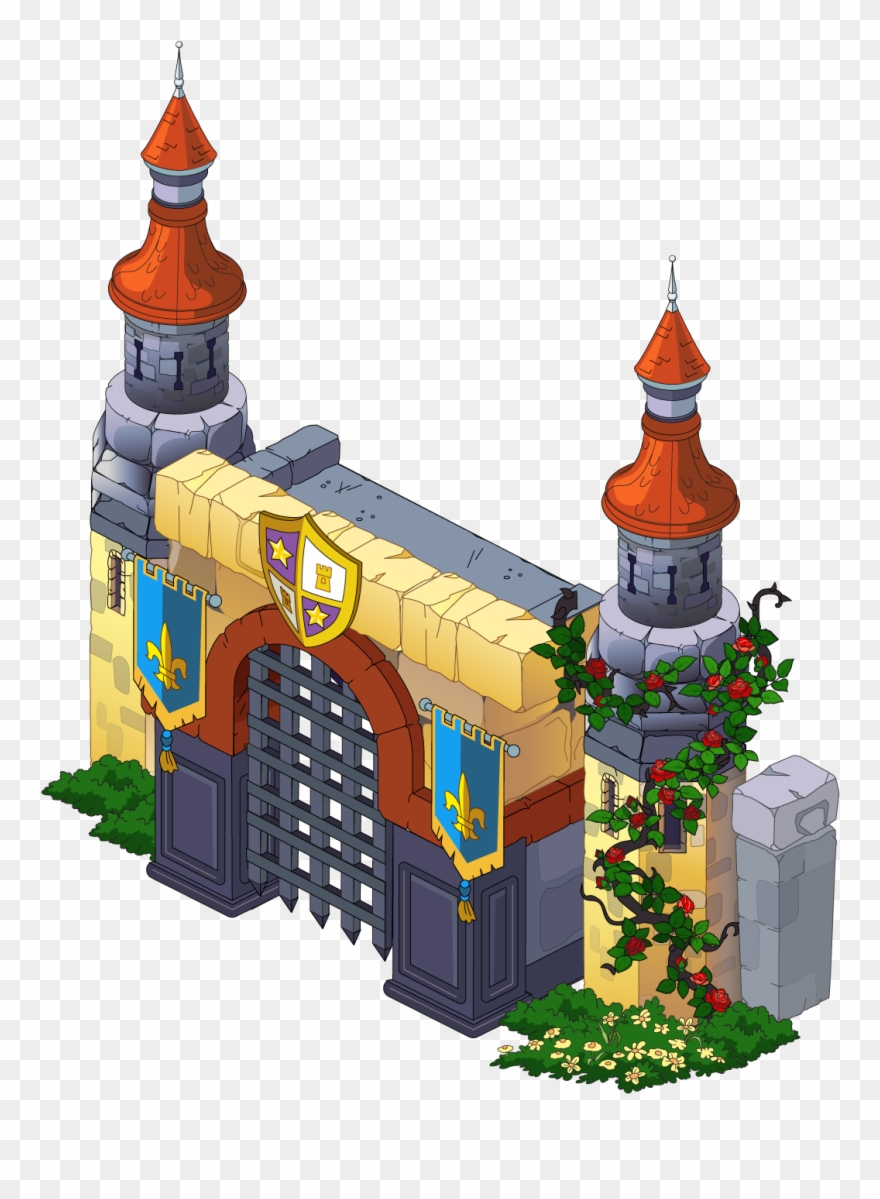 Gate Clipart Castle Gate - Castle - Png Download