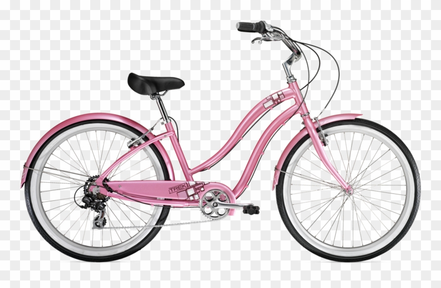 Clip Black And White Stock Bike Transparent Beach Cruiser - Trek Calypso - Png Download