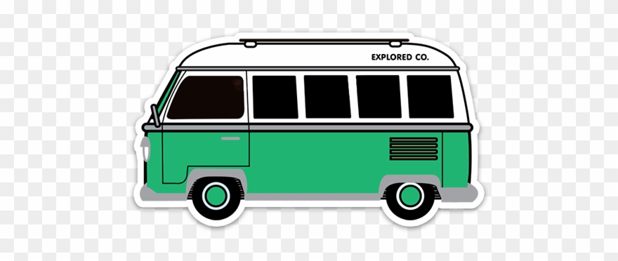 Travel Bus Sticker - Stickers Travel Tumblr Png Clipart