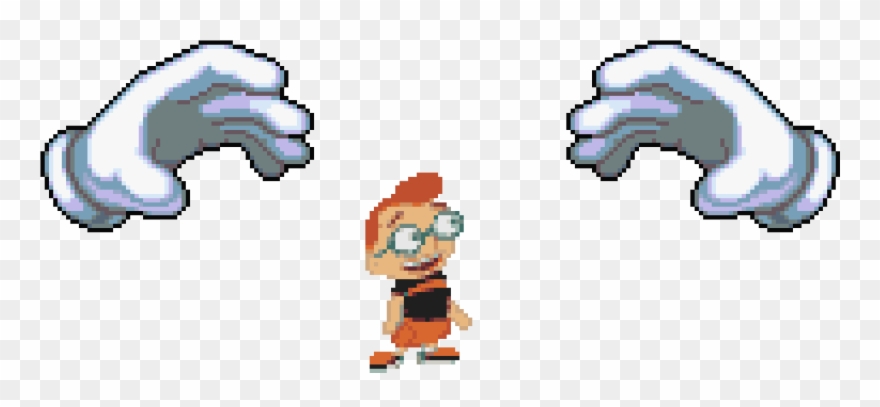 Master Hand And Crazy Hand - Master Hand Pixel Art Clipart