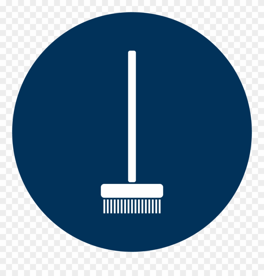 Use A Broom - Circle Clipart