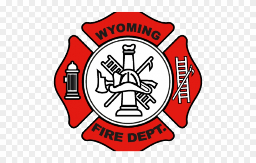 Fire Truck Clipart Badge - Vector Fire Dept Logo - Png Download