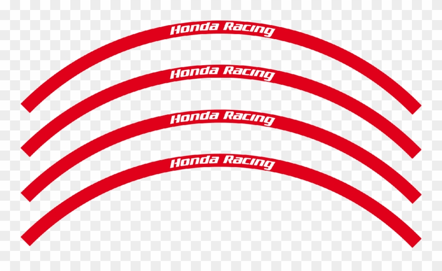 Adhesivos Para Llantas Honda Rojo - Adesivi Cerchi Ktm Exc Clipart