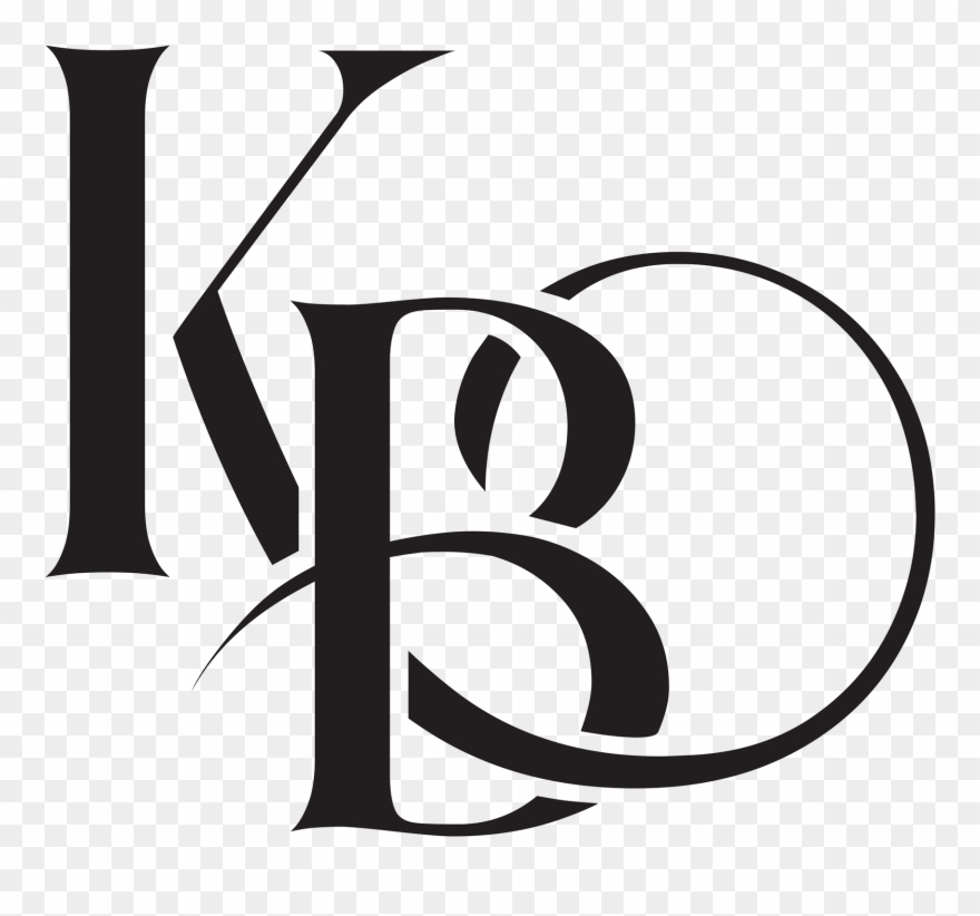 Krystan Bellows "kb" Badge Design For Use On Merch, - Illustration Clipart