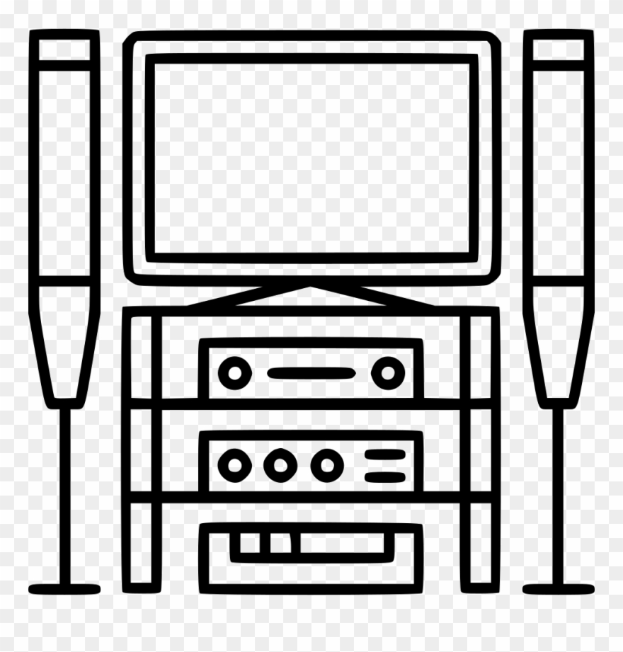 Home Theater Comments - Shelf Clipart