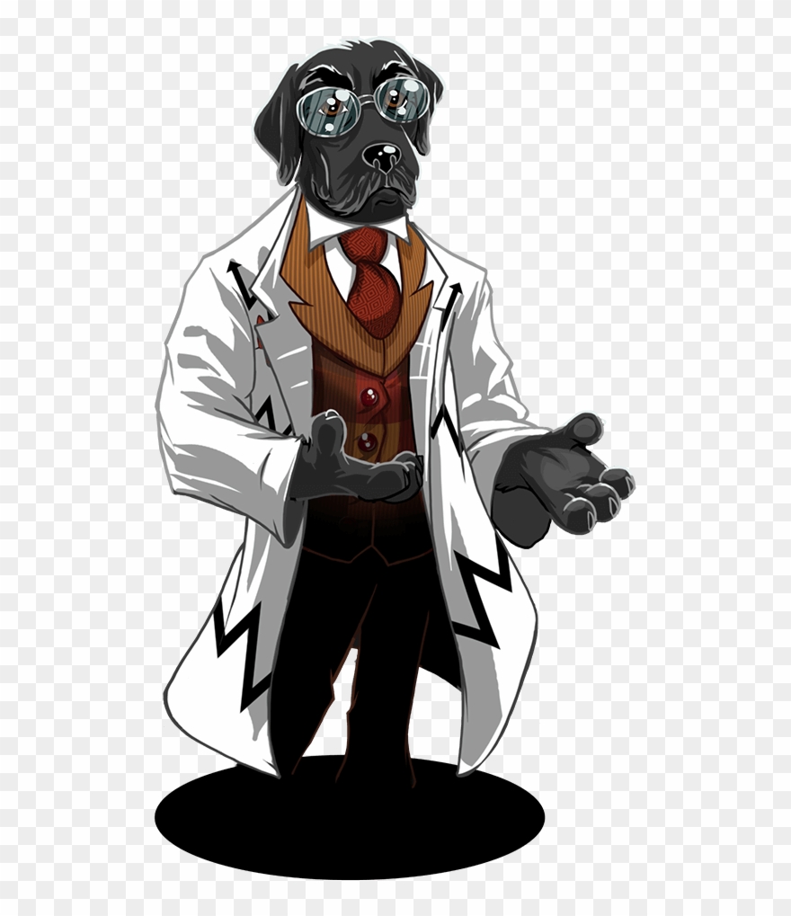 The Lottery Lab Doctor - Illustration Clipart