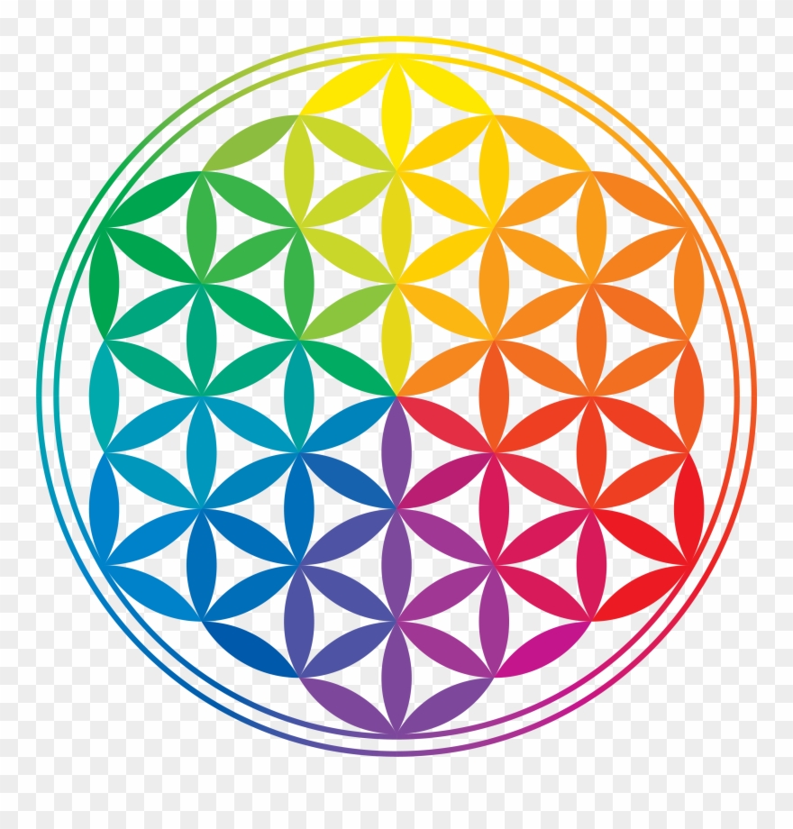 Yoga Therapy For Total Wellbeing - Flower Of Life Clipart