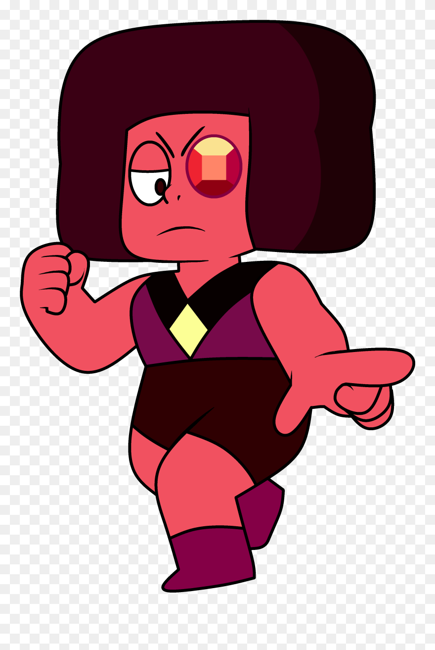 Steven Universe Ruby Eyeball Clipart