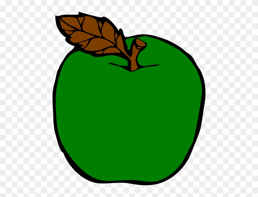 Clipart Of Apple, Wendy And Appel - Apple In Colouring Page - Png Download