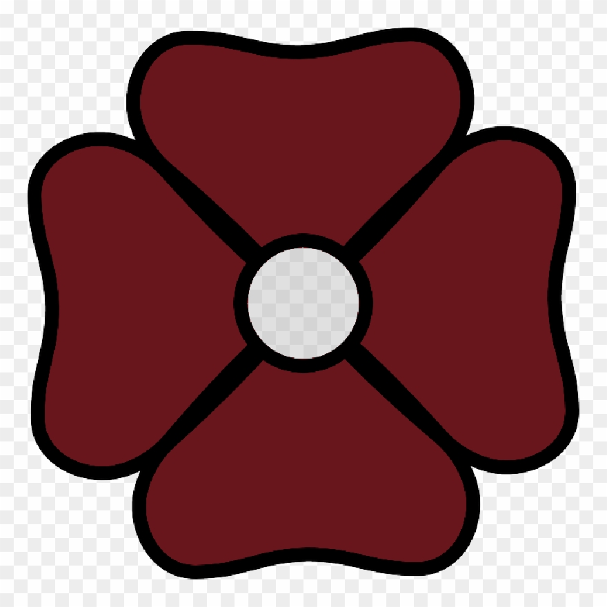 Red Green Flower Flowers Cartoon Free Plant Four - Dia De Sorte 90 Clipart