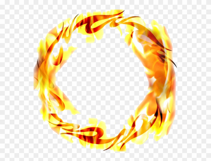 Flame Clipart Ring - Ring Effect Png Transparent Png