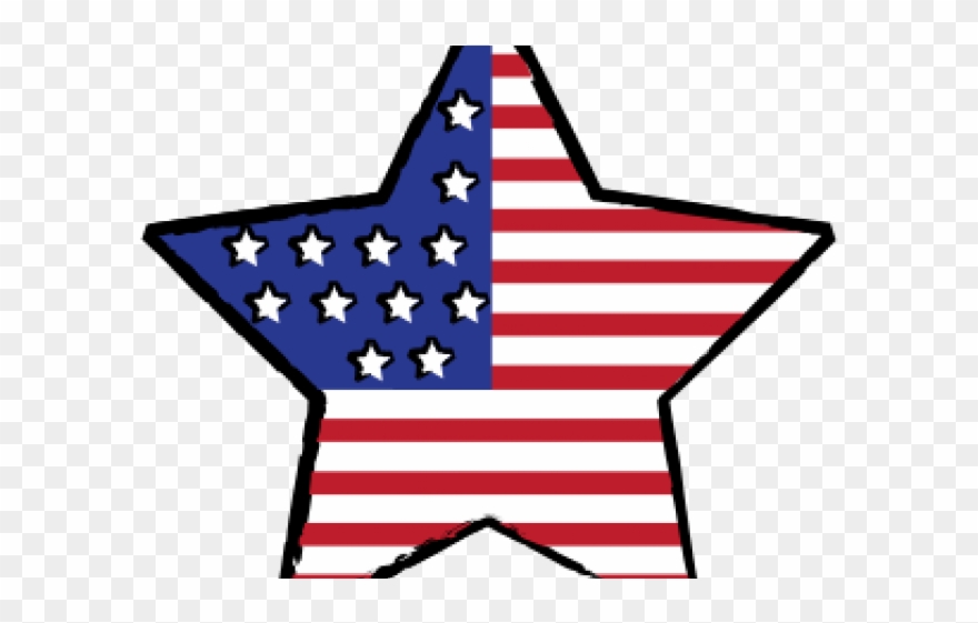 Patriotic Flag Clipart Us Flag - Png Download