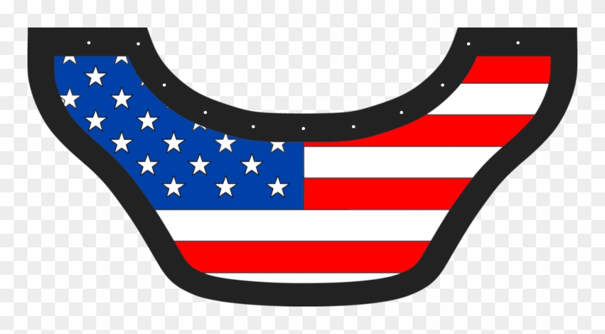 Usa Flag Bib - United States Of America Clipart