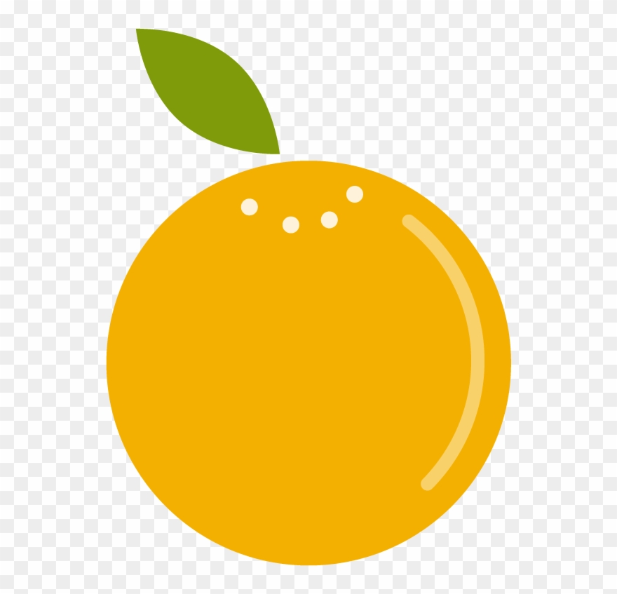 Lemon Png Cartoon - 卡通 橘子 素材 Clipart
