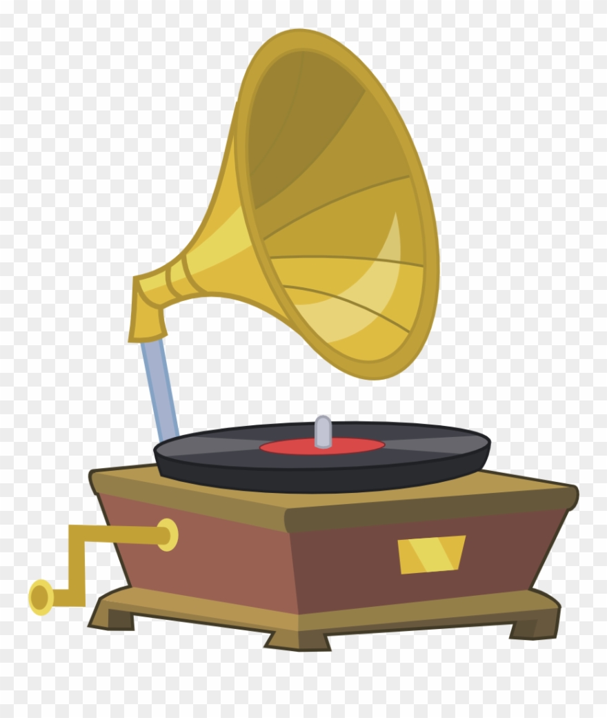 Gramophone Clipart Animated - Phonograph Clipart - Png Download