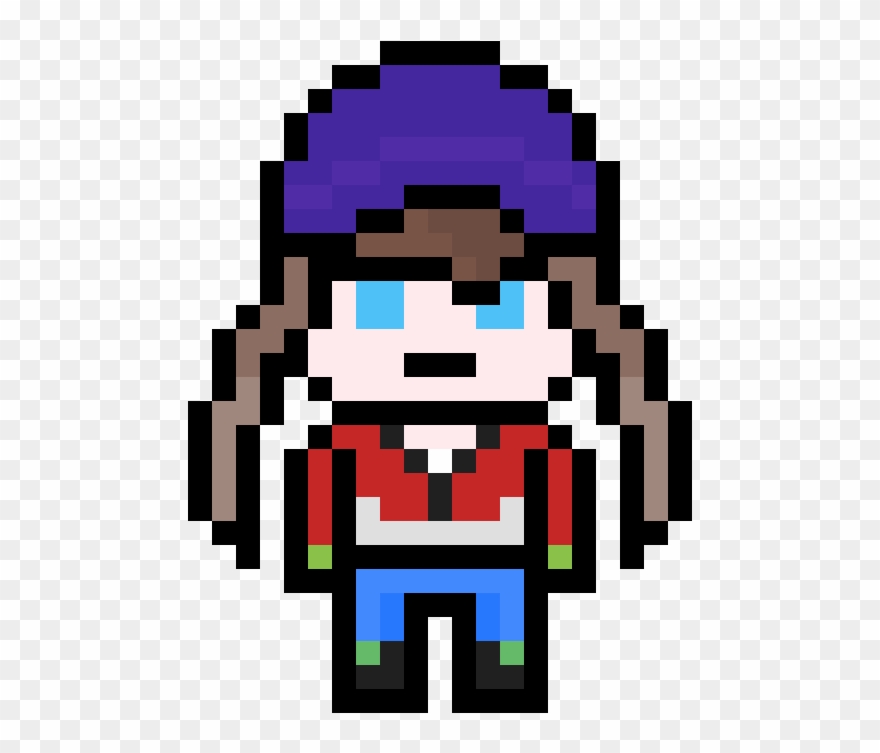 Ultimate Snowboarder - Team Rocket Pixel Art Clipart