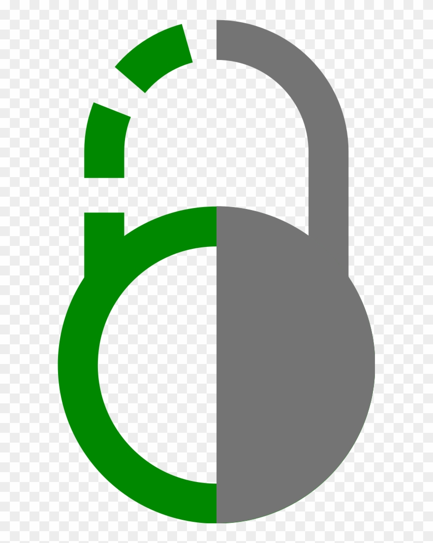 Lock Green Gray Alt Clipart
