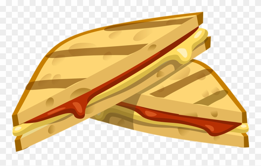 Sandwich Grilled Snack Food Transparent Image - แซ น วิ ช การ์ตูน Clipart