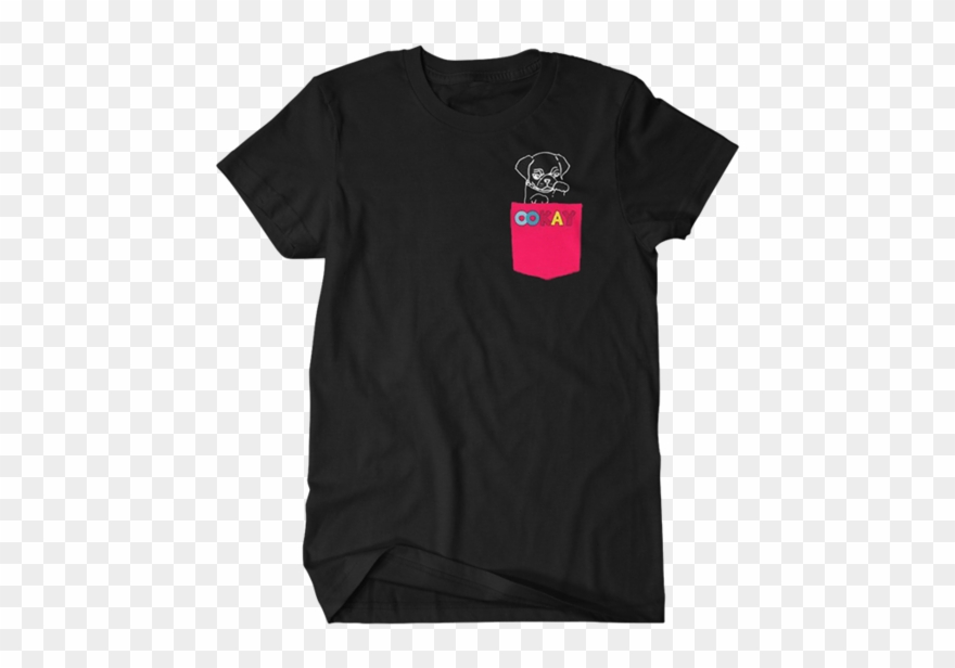 Puppy Pocket Tee - T-shirt Clipart