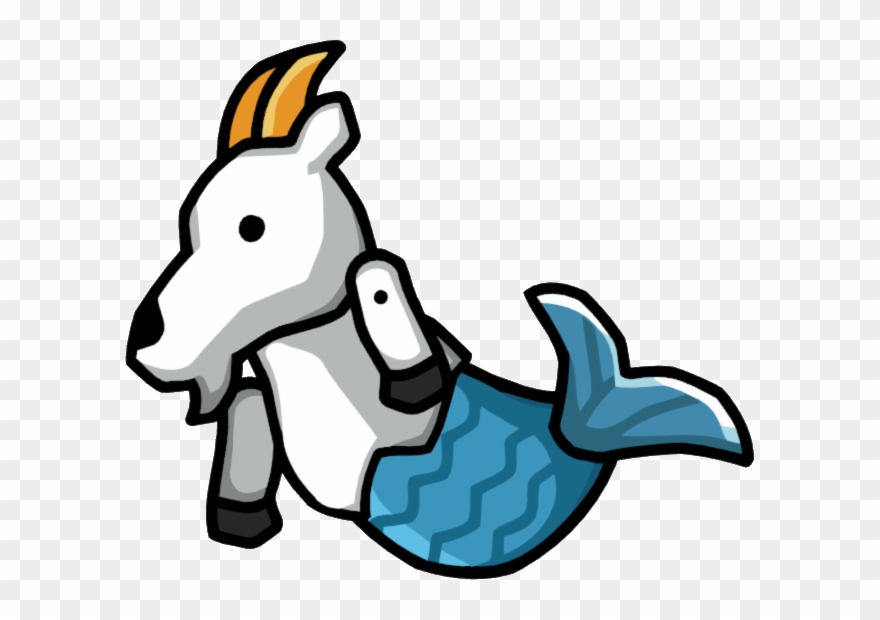 Sea Goat - Scribblenauts Goat Clipart