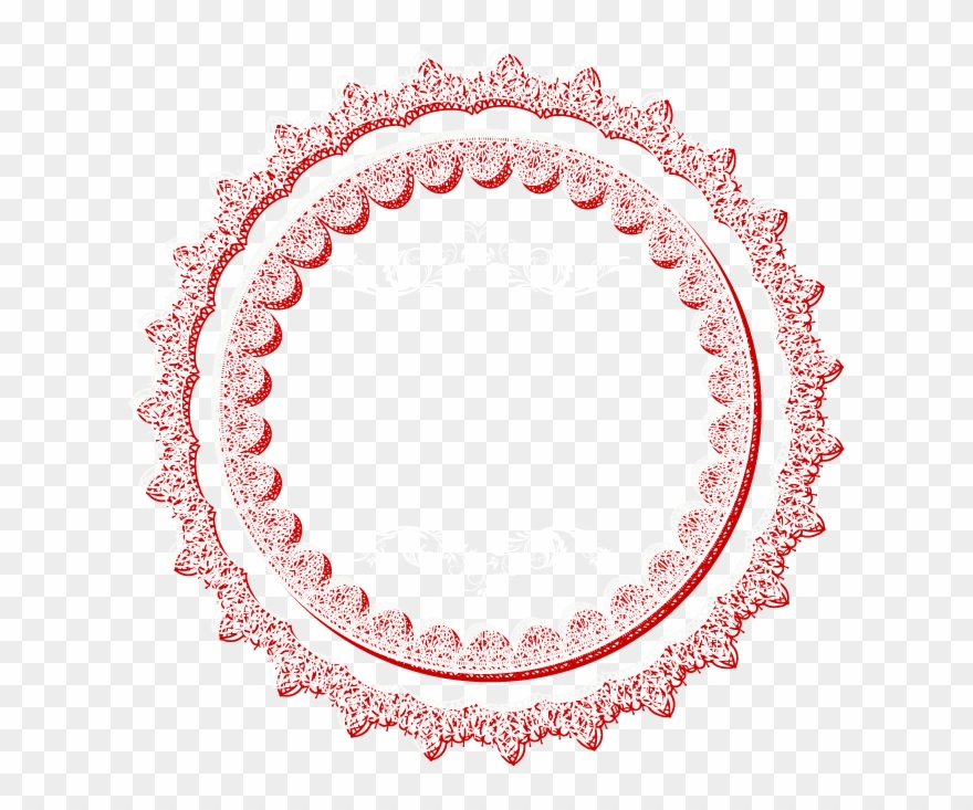 Circle Lace Download - Circle Lace Pattern Transparent Background Clipart