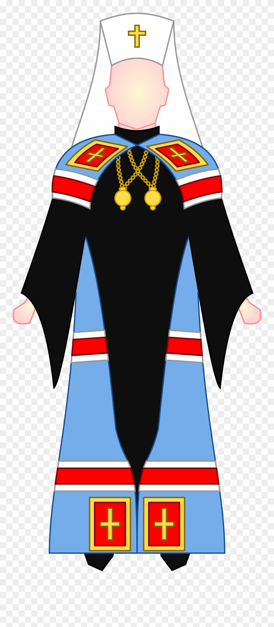 Open - Orthodox Bishop Clothes Clipart