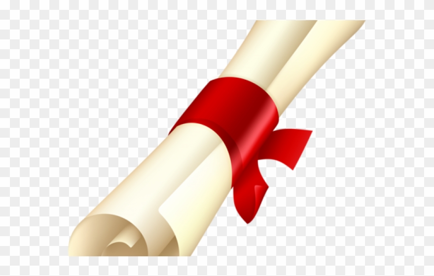 Scroll Clipart Diploma - Transparent Background Diploma Clipart - Png Download