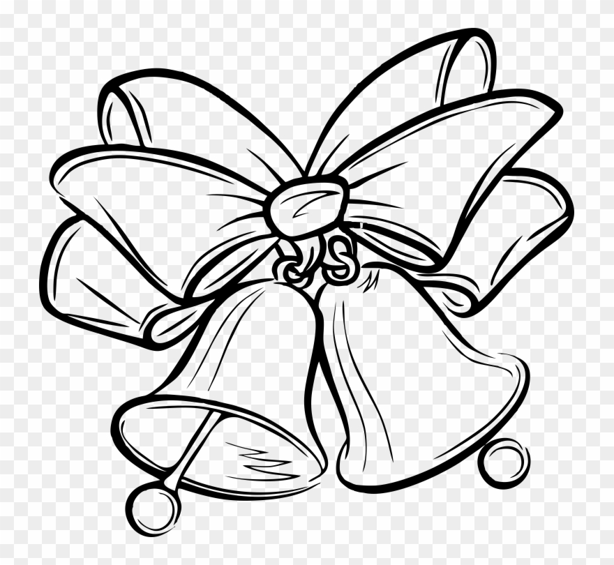 Images Of Christmas Spacehero New Year Bells - Drawing Of Christmas Bell Clipart