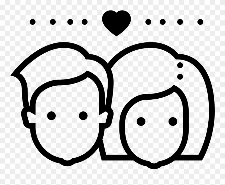 Couple Icon - Icon De Casal Png Clipart