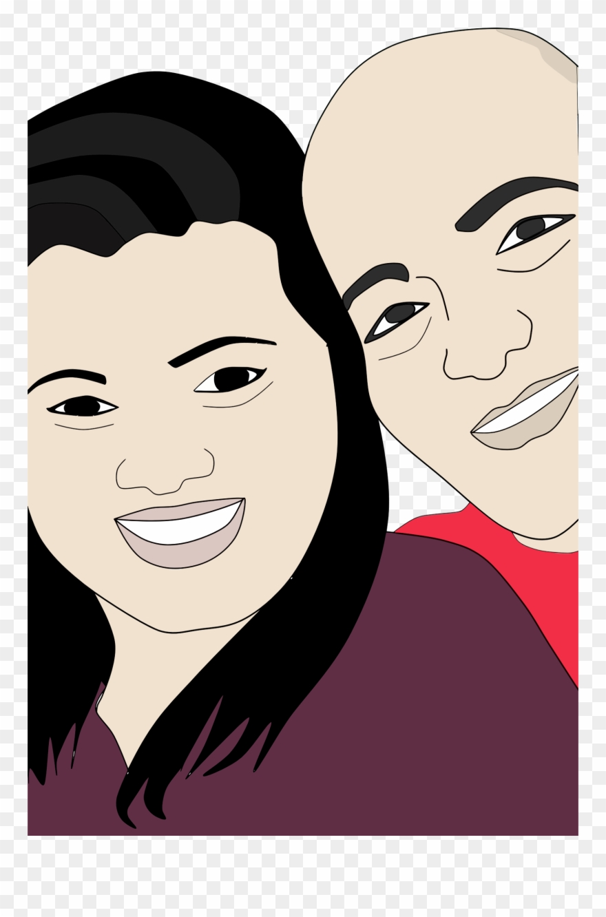 This Free Icons Png Design Of Couple Portrait 2 Clipart