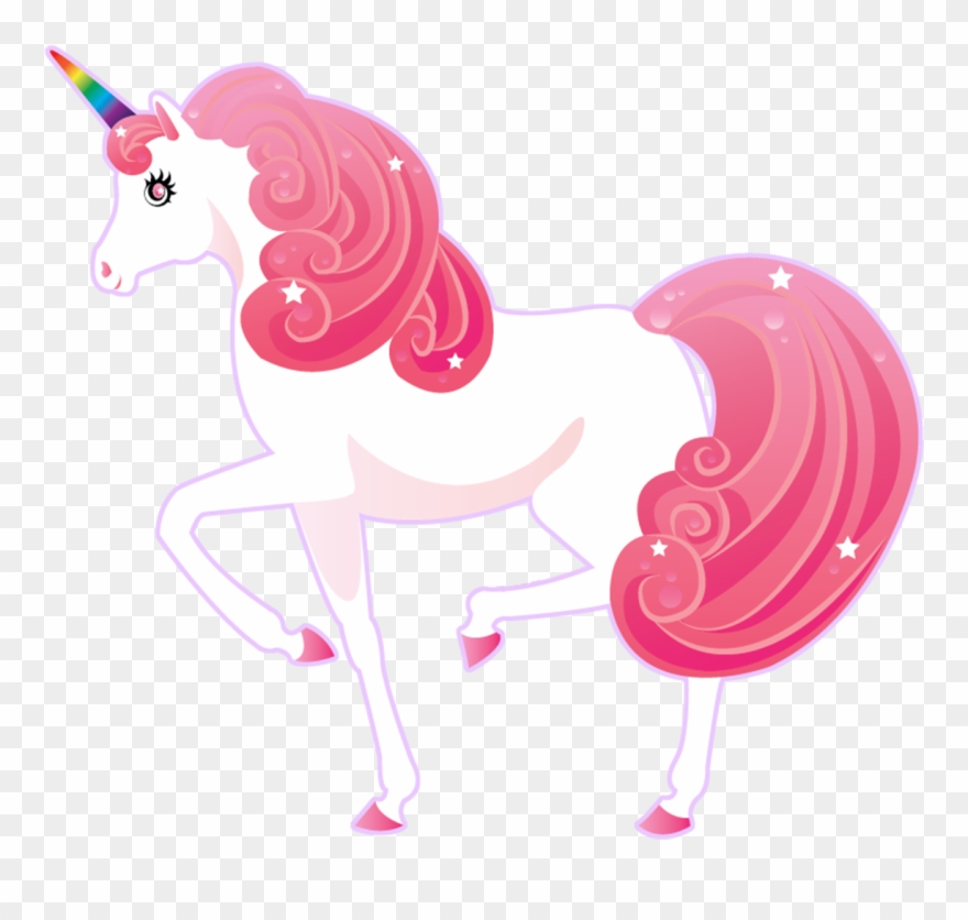 Horn Clipart Pink Unicorn - Transparent Background Unicorn Png
