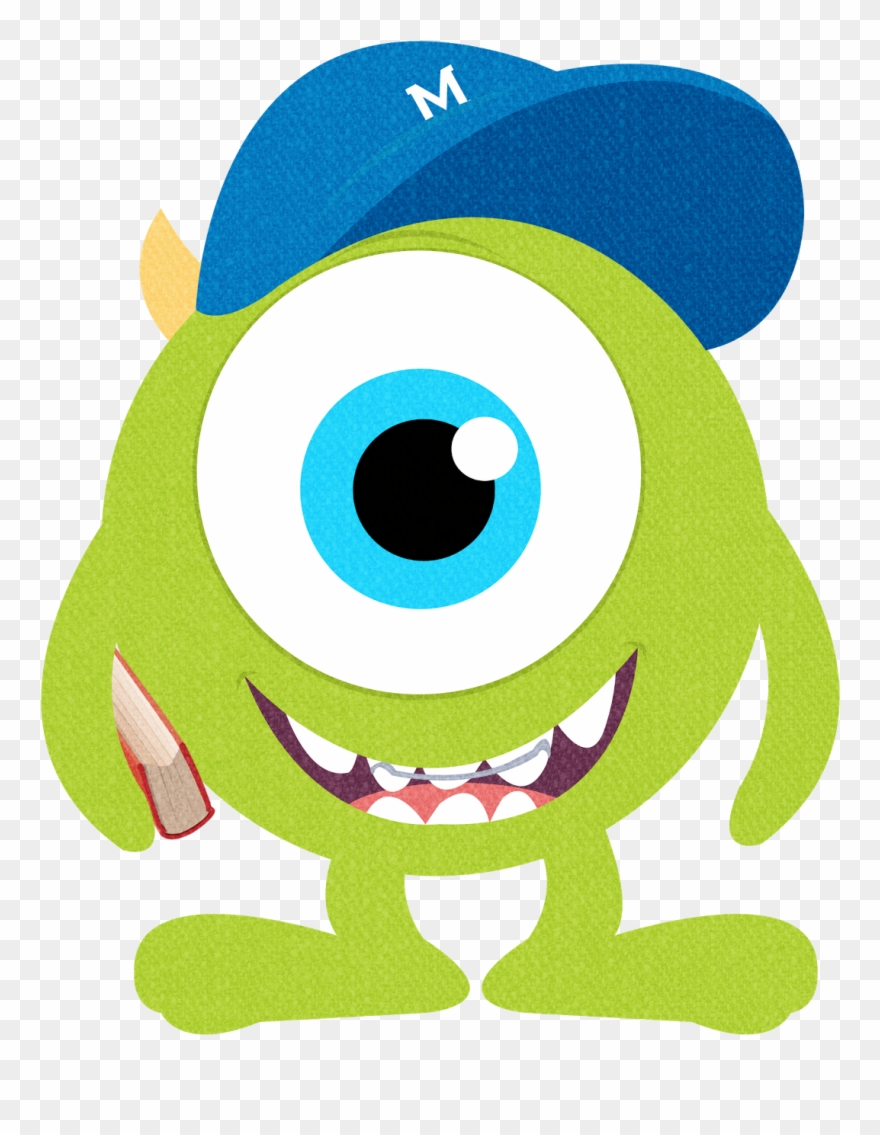 Monsters Clipart Numbers Mike Inc / Monster Clipart - Mike Monster Png Transparent Png