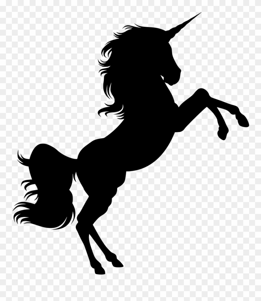 Download Png - Unicorn Clipart Silhouette Png Transparent Png
