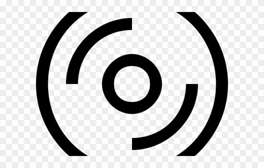 Compact Disc Clipart Black And White - Circle - Png Download